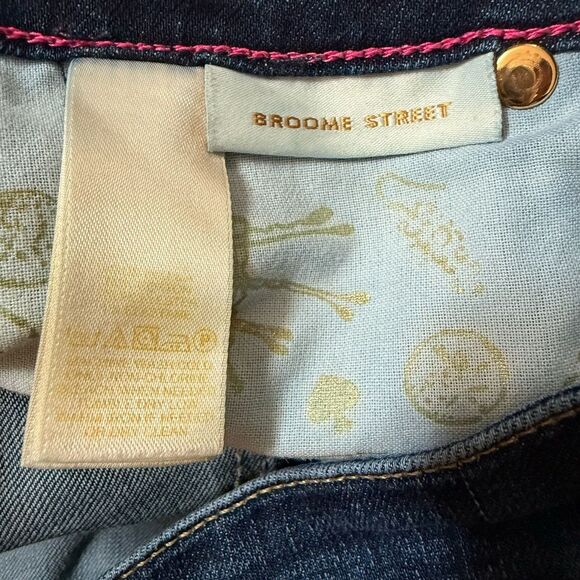 Kate Spade Jeans Women's 29 Broome Street Medium Dark Wash Denim Skinny Mid-Rise - Picture 4 of 6